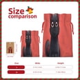 thumbnail image 3 of Naloa Cute Black Kitten Cartoon Drawstring Christmas Bags, 3D Xmas Gift Bags, Christmas Wrapping Bags, Xmas Goodie Bags, Treat Pouch Bags, Party Favor Bags-Small, 3 of 9