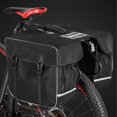 thumbnail image 4 of Lightning of TodaySuoKom Bicycle Rear Rack Bag with Ultra-Stable Hooks & Large Pockets, Bike Trunk Bag with Cover,Anti-Tear Bike Storage Bag for Cycling Touring/Commuting, 4 of 7
