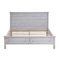 thumbnail image 4 of Pemberly Row Solid Wood King Storage Bed in Distressed Grey White, 4 of 8