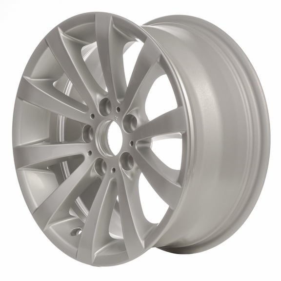 Remanufactured Painted Medium Sparkle Silver Aluminum Wheel 17 x 8 36116783631 fits 2008-2011 BMW 323i