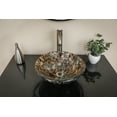 thumbnail image 2 of 14" Natural Pebble Pattern Glass Vessel Sink, 2 of 16