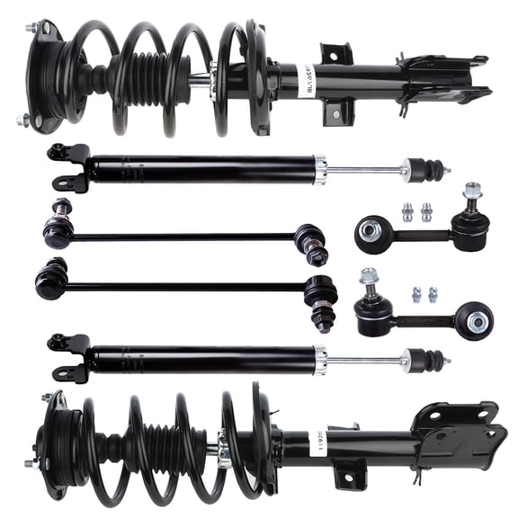 CCIYU 8 PCS Set of Suspension Strut and Coil Spring Assembly for Nissan for Maxima 2009-2014 5659 372712 372713 K750094