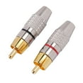 thumbnail image 4 of 60 Pcs RCA Plug Audio Video Locking Cable Connector Gold Plated, 4 of 8