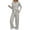 Light Grey 1, variant on MEICHEN Pajamas for Women Set Womens Pajamas 2 Piece Sets Outfits Matching Suits Long Sleeve Sweater Long Pants Pockets Womens Sleepwear