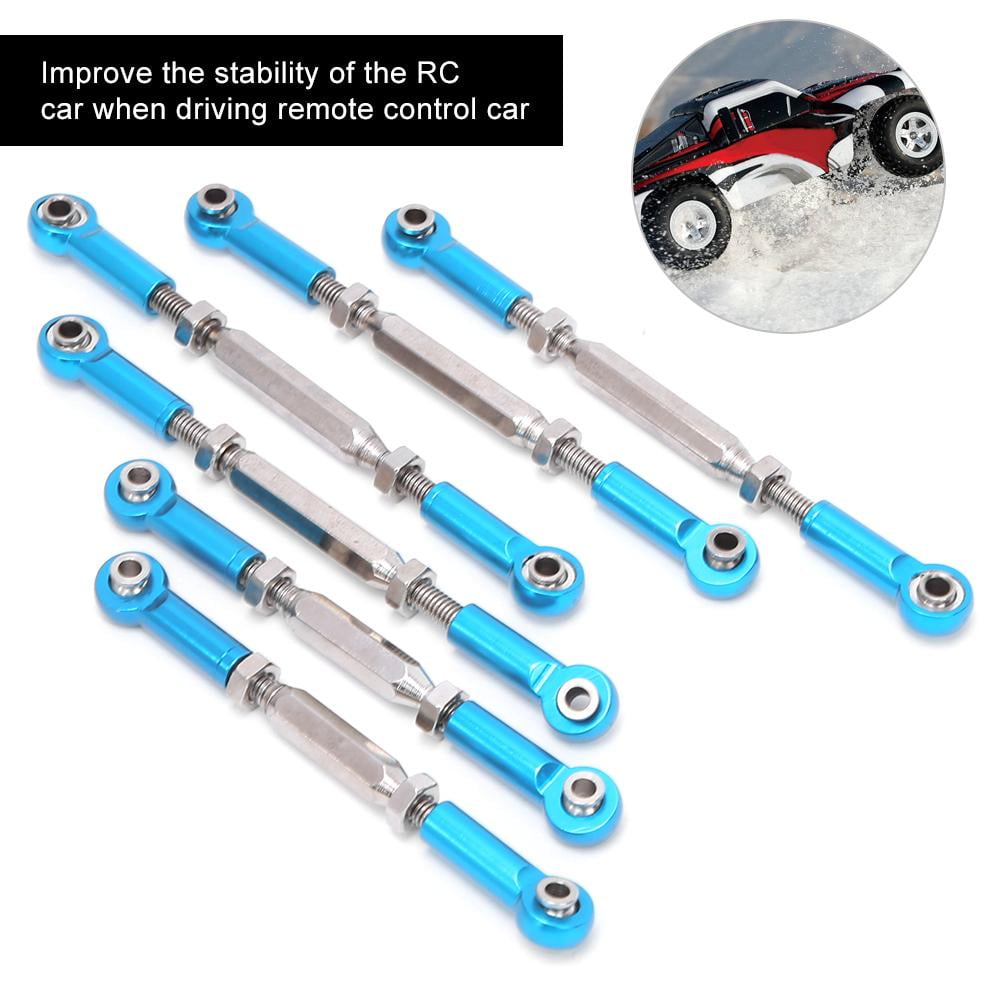 6pcs Metal Pull Rod Set Parts Mount Fit for ECX 1/10 2WD RC Hobby Car Accessory