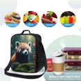 thumbnail image 4 of Fotbe Forest Plant Raccoon Lunch box Lunch bag for men women Large capacity Lunchbox Reusable Lunch bags Insulated Lunch bag Lunch box cooler, 4 of 7