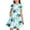 v#8Blue11, variant on Rggeeun Child Girls Dresses Cartoon Animal Print Short Sleeve Crew Neck A Line Flowy Loose with Ruched Ruffle Knee Length for Summer Everyday Wear Adorable Sundress,Blue,9-10 Years