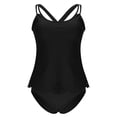 thumbnail image 5 of Tummy Control Tankini Swimsuits for Women Two Piece Bathing Suit Modest Cut Out Beach Swim Suit 2026 Black M, 5 of 9