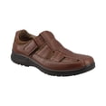 thumbnail image 1 of Sandalia Flexi Hombre Velcro Piel Casuales Caballero cafe 25 Flexi 50807, 1 of 4