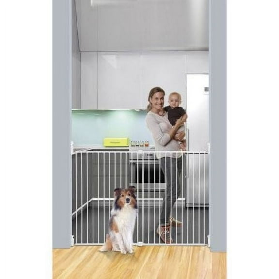 Broadway Extra Wide and Tall Expandable Gate W/ Track It Technology