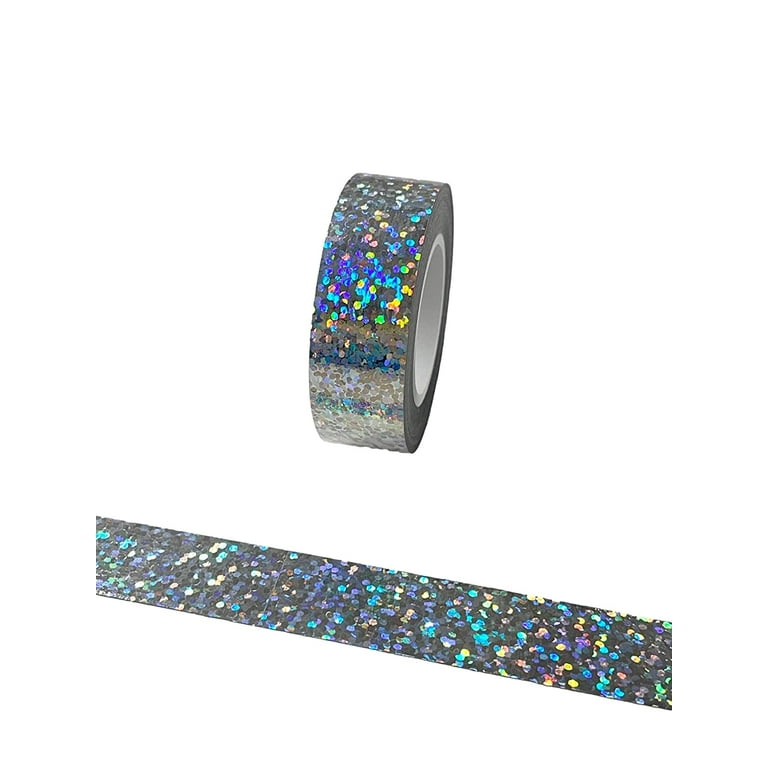 Syntego Solid Foil Holographic Glitter Effect Washi Tape