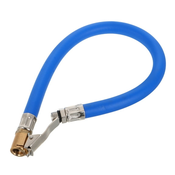 2Pcs Tire Inflator Hose Replacement Blue Rubber Hose for Portable Air Pump and Truck Tire Inflation