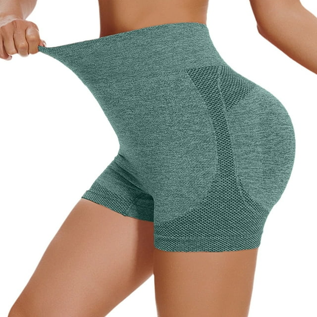 Shorts de Compression Taille Haute pour Femmes - Respirants Non Transparents pour Entraînement Physique