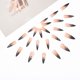 thumbnail image 5 of Presione en las uñas Long Ombre Black Fake Nails Diseñado Acrílico Brillante Falso Full Cover Nails Halloween para mujeres y niñas Namotu HMYH855, 5 of 7