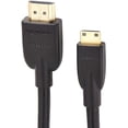thumbnail image 1 of BasicBasics Adaptateur de Câble Mini-HDMI à HDMI Haute Vitesse - 6 Pieds Lot de 10, 1 of 5