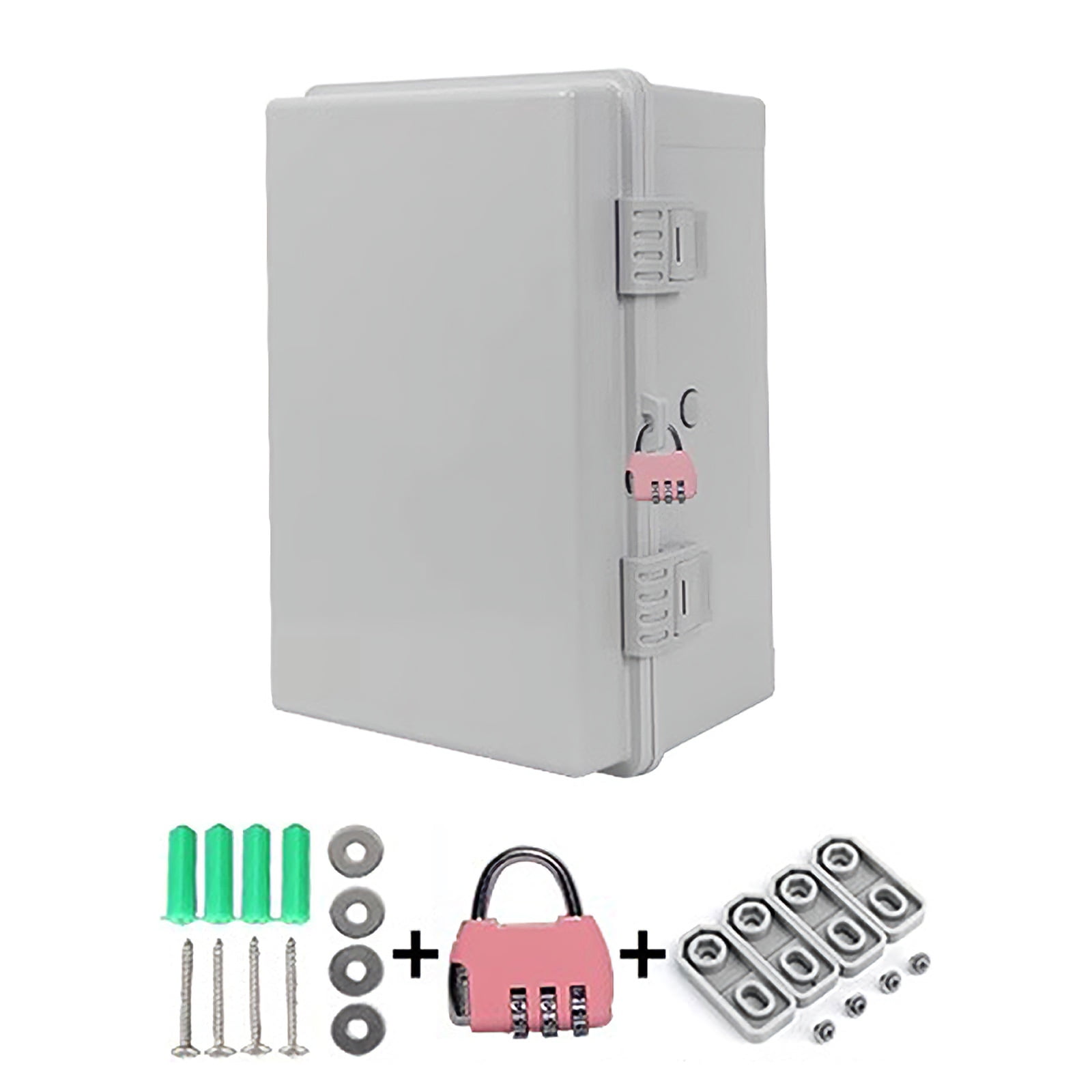 Outdoor Waterproofed Electrical Box with Lock for Child Safety and Weather Protecting in Garden Patios