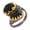 Silver, variant on Black Onyx Gemstone Ring