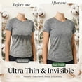 thumbnail image 4 of 5 Pack Boob Bra Towel Breast Sweat Liners, Underboob Sweat Absorber Pads Reusable Cotton Bra Liners for Women, 4 of 6