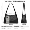 thumbnail image 4 of Bolsos Hobo Bag Kattee de piel para mujer, color negro, 4 of 9