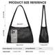 thumbnail image 4 of Bolsos Hobo Bag Kattee de piel para mujer, color negro, 4 of 9