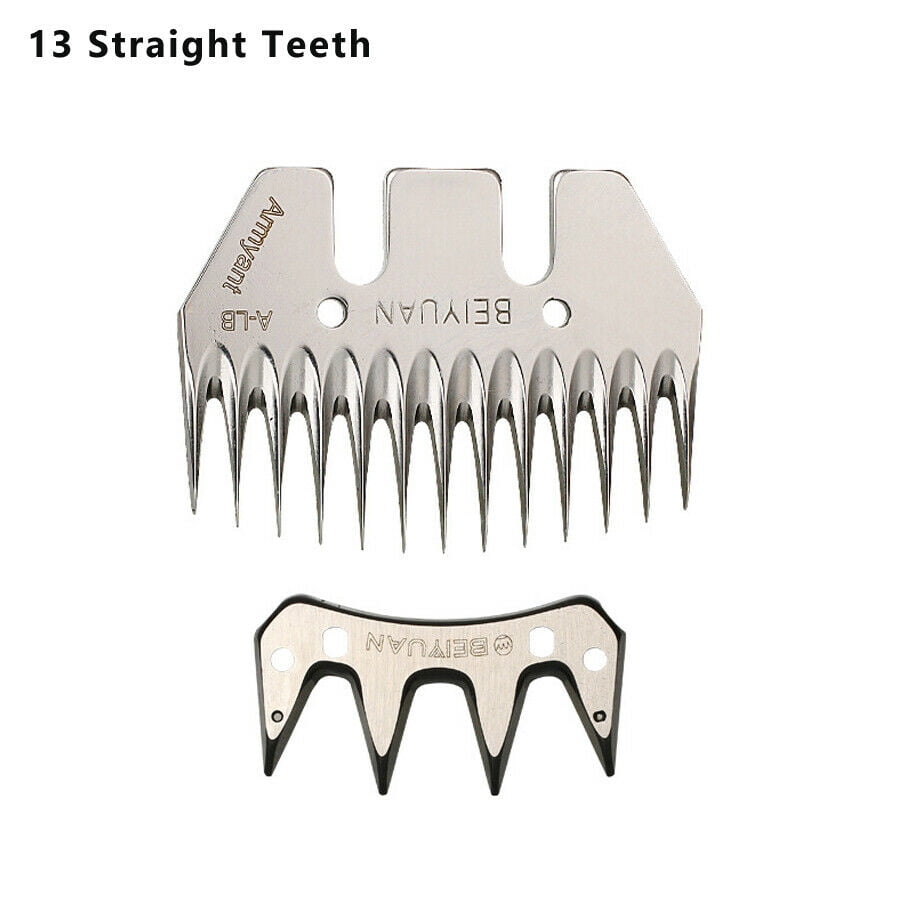 Stainless Steel Straight Blade Fit For Goat Shearing Sheep Clipper 13 Teeth 