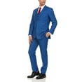 thumbnail image 2 of Adam Baker by Gianco Ferro Men's 63824 Slim Fit 3-Piece Suit - Blue - 38L, 2 of 7