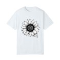 thumbnail image 2 of NAMTYQX Womens Summer Shirts Cool Tropischer Druck Relaxed Fit Scoop Neck Stretchy Casual Plus Size Short Sleeve Graphic Summer Blouses for Women 2025 White Size S, 2 of 4