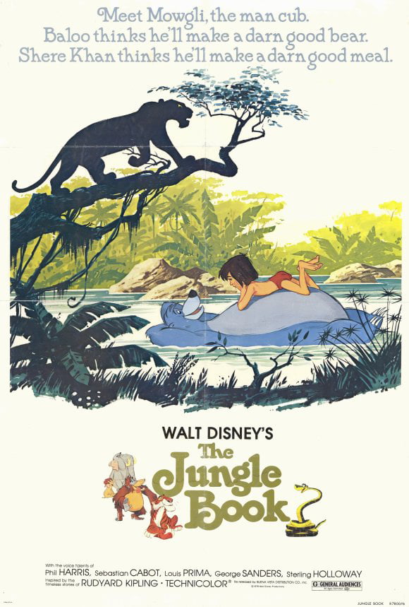 Jungle Book Repro Film POSTER 