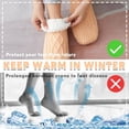 thumbnail image 4 of Winter Woolen Socks Women Thicken Warm Home Bedroom Socks Slippers Men Non-slip Foot Warmer Snow Socks Calcetines Mujer, 4 of 11