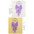 thumbnail image 2 of WISOLT Dream Catcher - Purple Feather, DIY Handmade, Ideal for Girls' Room Decor, Birthday Gift for Bestie, 2 of 6