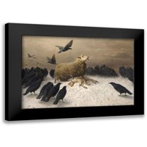 Schenck, August Friedrich 18x13 Black Modern Framed Museum Art Print Titled - Anguish