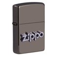 thumbnail image 1 of Zippo 3D Zippo Logo Design, Black Ice Finish, Windproof Lighter #49417, 1 of 6