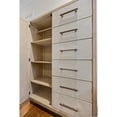 thumbnail image 4 of Pemberly Row Woven Mirrored Door Chest in Muted Earth & Clay, 4 of 11