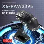 ATTACK SHARK X6 Optical USB Wireless Gaming Mouse, Black Pro