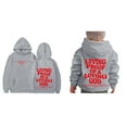 thumbnail image 4 of Kids Girl Hoodies Jesus Loves You Hoodie Long Sleeve Graphic Hoodies Comfy Oversize Pullover Top Winter Clothes Toddler 4-5 Years Boys Clothes Cute&nbsp;Boy Girl&nbsp;Clothing, 4 of 6