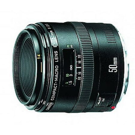 Canon EF 50mm F/2.5 Macro Lens, With Canon 1-Year USA Warranty