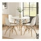 thumbnail image 3 of Mesa Eames Redonda 80 CM Blanca con Madera, 3 of 7