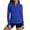 Blue, variant on Women's UPF 50+ Lightweight Athletic Jacket Sun Protection Full Zip Long Sleeve Shirts Hiking Outdoor Pockets,Blue,Women's S-XXL
