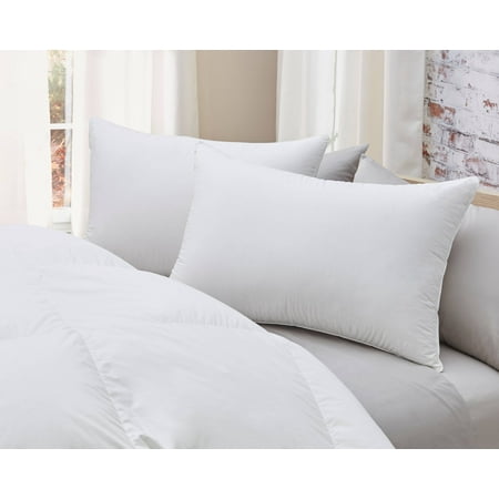 Amberly Bedding Fill Power White Goose Down German Batiste Down Pillow Medium Fill Queen Size Amberly Bedding Fill Power White Goose Down German Batiste Down Pillow Medium Fill Queen Size