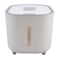 thumbnail image 4 of Rice Dispenser Sealing Rice Storage Container Insect Proof Non Slip Grain Barrel Grey White, 4 of 10