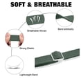 thumbnail image 4 of WIFKLSIIPG Adjustable Sliding Buckle Nylon Woven Breathable Solid Color Strap for Models Smartwatches, 4 of 4