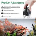 thumbnail image 4 of Submersible Fountain Pump 150GPH 600L/H 8W Quiet Small Outdoor with 3.3ft Hose, 4 of 5