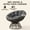 Grey-1, variant on 360° Swivel Wicker Papasan Chair with Ergonomic Over-Stuffed Cushion, Modern Rattan Saucer Chair for Living Room & Bedroom