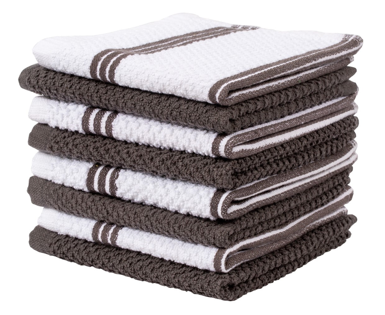 Sticky Toffee Cotton Terry Kitchen Dishcloth Towels Reusable and Absorbent Cl... 