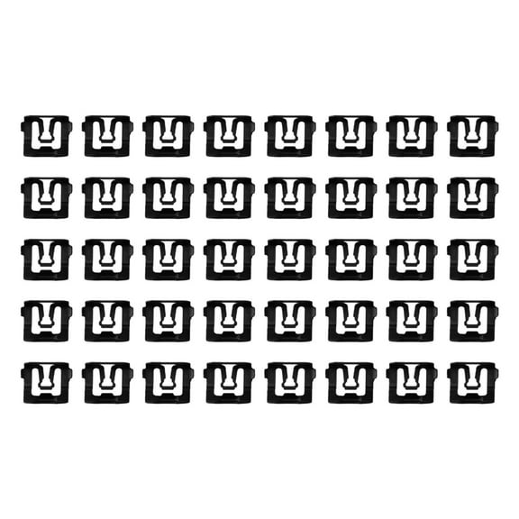 SPRING Windshield Or Rear Windo Trim Molding Clips ford 64-93 (Qty-40 Clips)