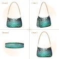 thumbnail image 2 of Womens Chain Shoulder Bag Sea Green Classic Tote Handbags Fashion Clutch Hobo Purse with Zipper for Travel Casual, 2 of 7
