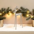 thumbnail image 2 of Large Reindeer Christmas Tabletop Decoration, Silver, 16", by Holiday Time, 2 of 7