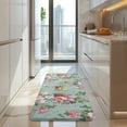 thumbnail image 4 of Pioneer Flower Floral Print Pattern Kitchen Rug Mat,Kitchen Runner Rugs Non Skid Washable,Decorative Kitchen Floor Mats for Kitchen,Sink,Laundry,17"x47.2", 4 of 7