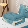 thumbnail image 5 of Erosebridal Ocean Beach Zipper Full Size Comforter Sets with Fitted Sheet and 2 Pillowcases, Sea Starfish Zipper Bedding Set, Reversible, 5 of 7
