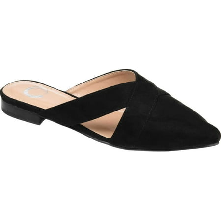 

Women s Journee Collection Giada Mule Black Faux Suede 8 M